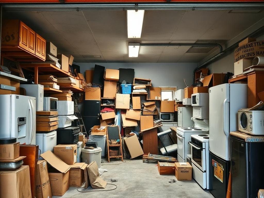 Garage Cleanout — before